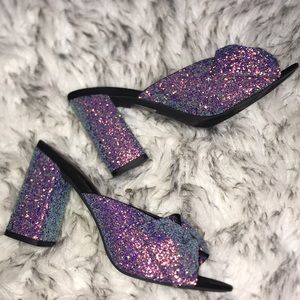Urban Outfitters Glitter Heels ✨
